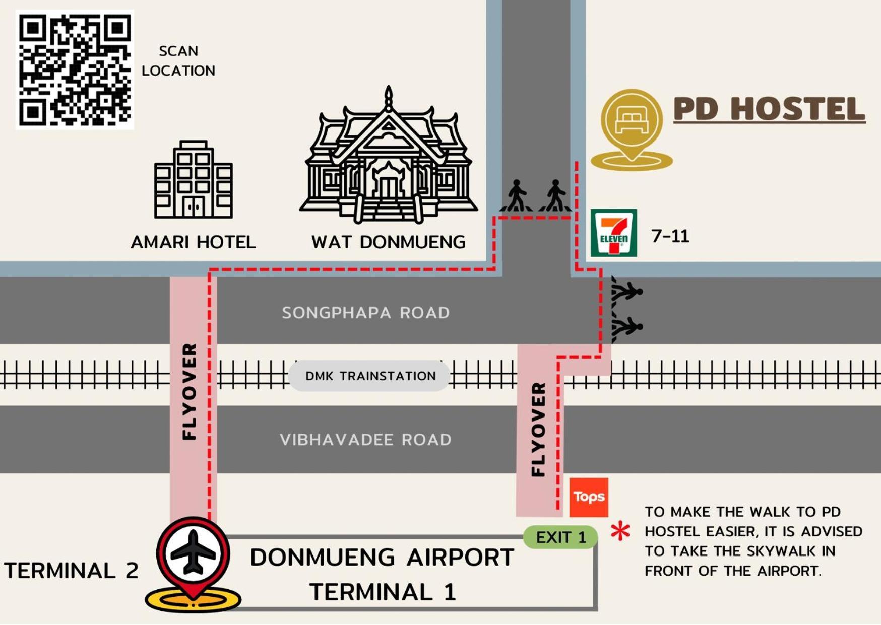 Pd Hostel Bangkok Exterior foto